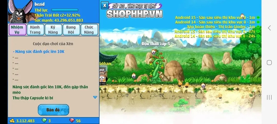 Nick Ngọc Rồng Online VIP giá rẻ, NickDaoquan.Vn, Shop Nick Ngọc Rồng