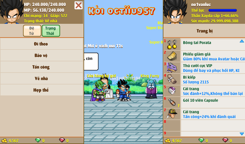 Nick Ngọc Rồng Online VIP giá rẻ, NickDaoQuan.Com, Shop Nick Ngọc Rồng