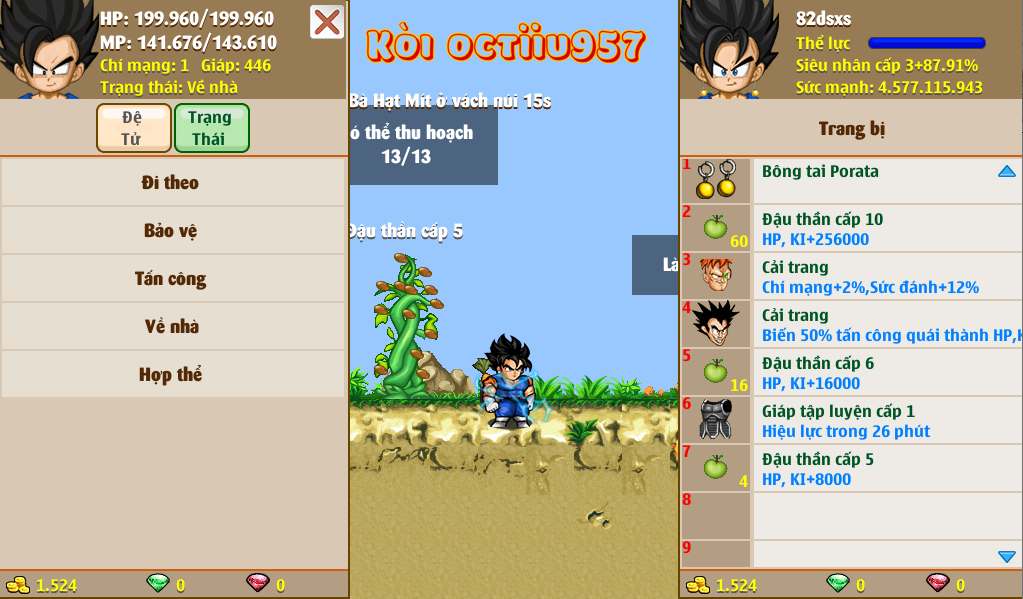 Nick Ngọc Rồng Online VIP giá rẻ, NickDaoquan.Vn, Shop Nick Ngọc Rồng