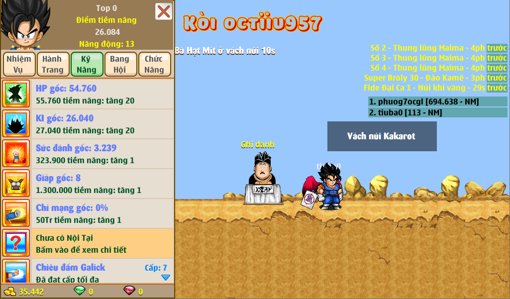 Nick Ngọc Rồng Online VIP giá rẻ, NickDaoquan.Vn, Shop Nick Ngọc Rồng