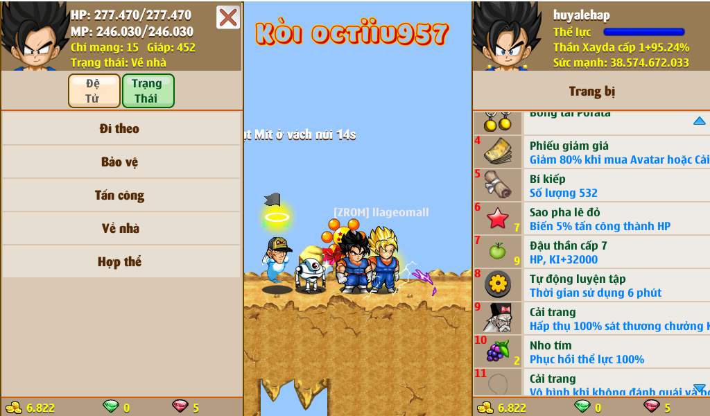 Nick Ngọc Rồng Online VIP giá rẻ, NickDaoQuan.Com, Shop Nick Ngọc Rồng