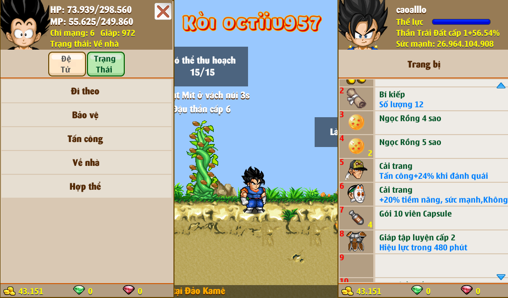 Nick Ngọc Rồng Online VIP giá rẻ, NickDaoquan.Vn, Shop Nick Ngọc Rồng