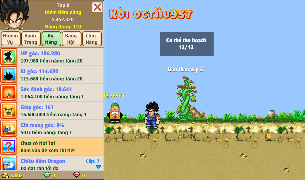 Nick Ngọc Rồng Online VIP giá rẻ, NickDaoQuan.Com, Shop Nick Ngọc Rồng