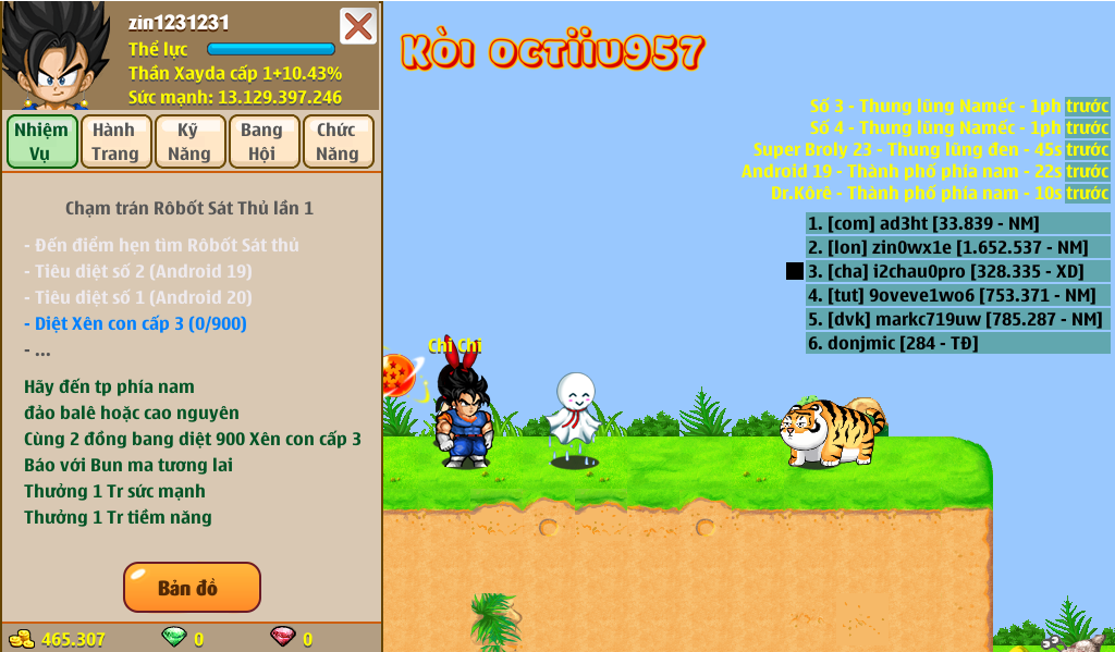 Nick Ngọc Rồng Online VIP giá rẻ, NickDaoQuan.Com, Shop Nick Ngọc Rồng