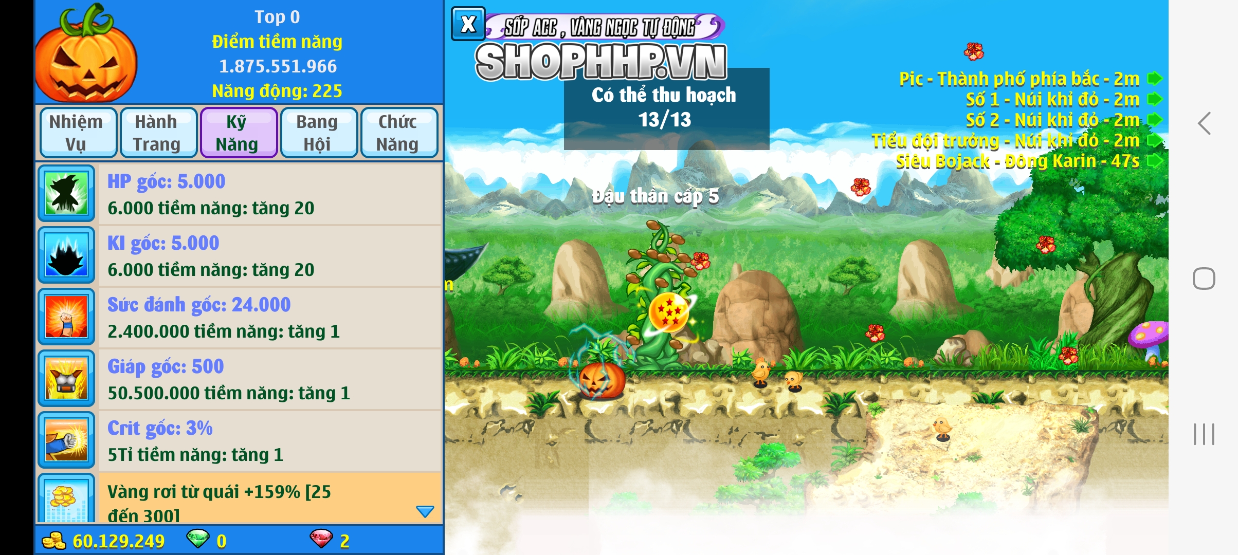 Nick Ngọc Rồng Online VIP giá rẻ, NickDaoquan.Vn, Shop Nick Ngọc Rồng