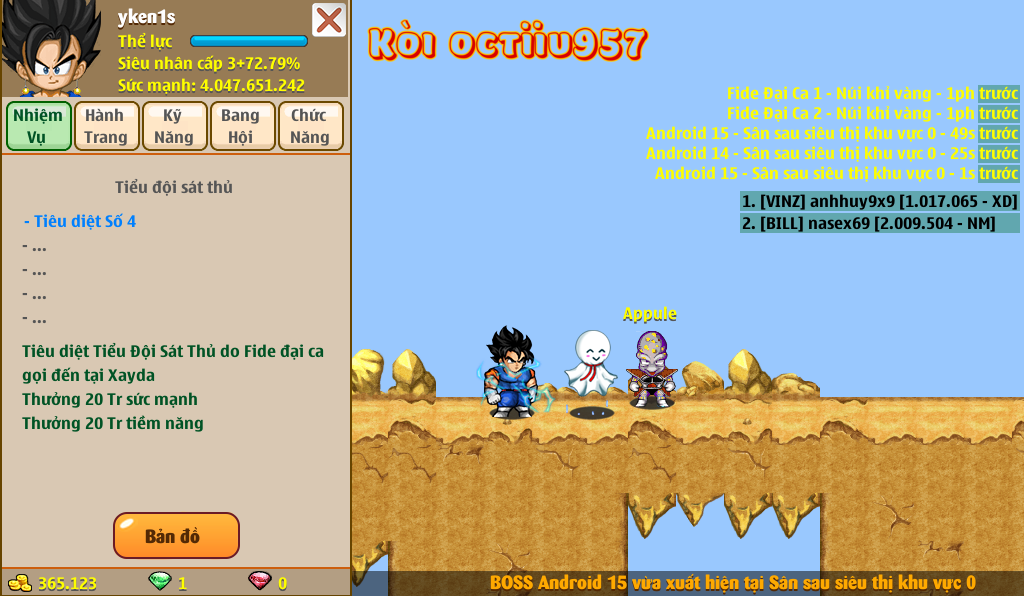 Nick Ngọc Rồng Online VIP giá rẻ, NickDaoQuan.Com, Shop Nick Ngọc Rồng