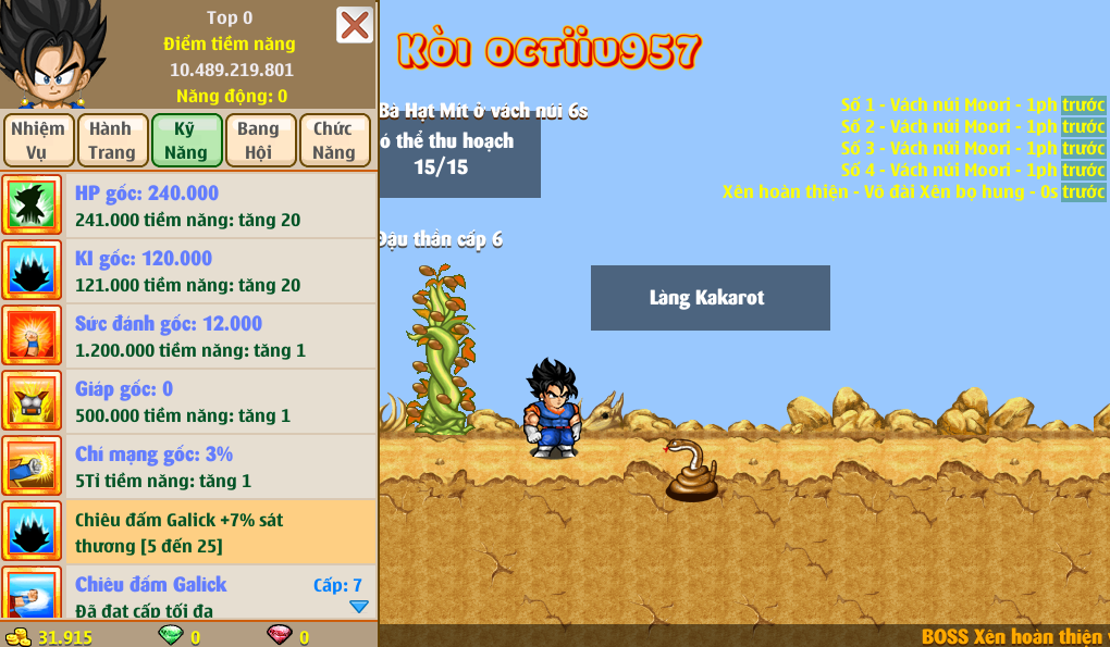 Nick Ngọc Rồng Online VIP giá rẻ, NickDaoQuan.Com, Shop Nick Ngọc Rồng