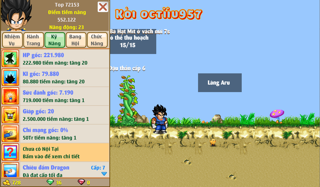 Nick Ngọc Rồng Online VIP giá rẻ, NickDaoQuan.Com, Shop Nick Ngọc Rồng