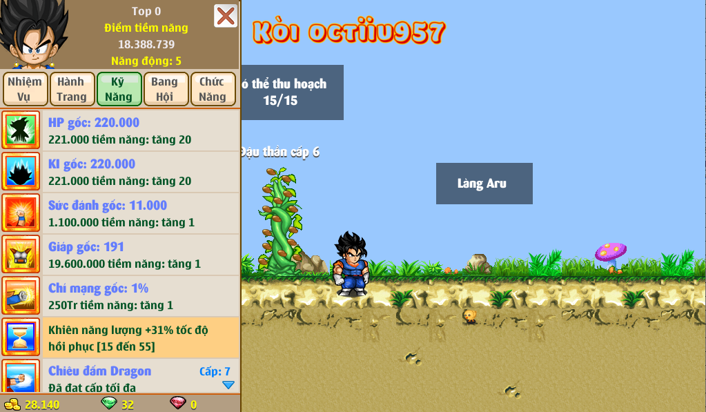 Nick Ngọc Rồng Online VIP giá rẻ, NickDaoQuan.Com, Shop Nick Ngọc Rồng