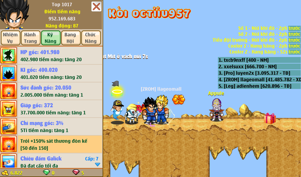 Nick Ngọc Rồng Online VIP giá rẻ, NickDaoQuan.Com, Shop Nick Ngọc Rồng