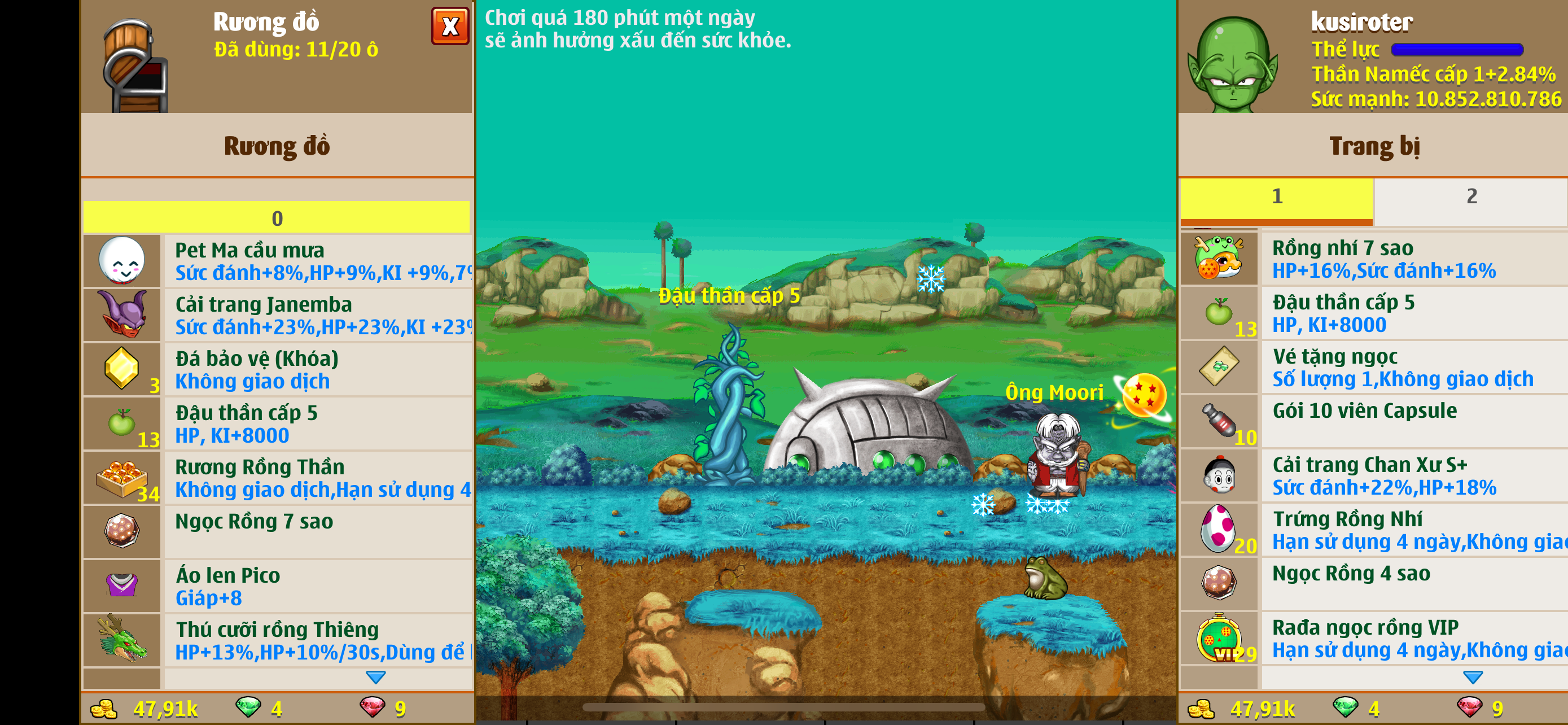 Nick Ngọc Rồng Online VIP giá rẻ, NickDaoQuan.Com, Shop Nick Ngọc Rồng