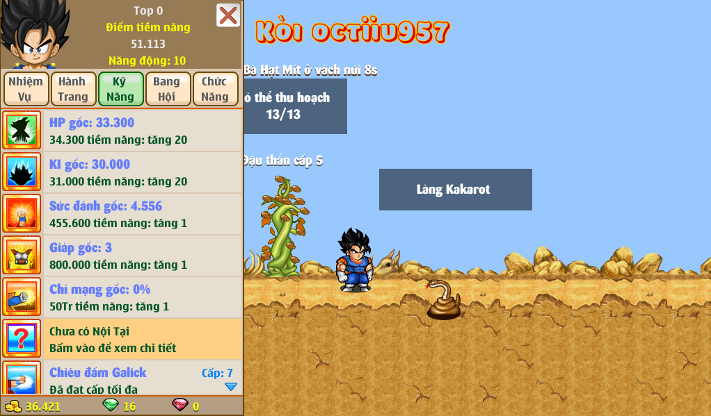Nick Ngọc Rồng Online VIP giá rẻ, NickDaoquan.Vn, Shop Nick Ngọc Rồng