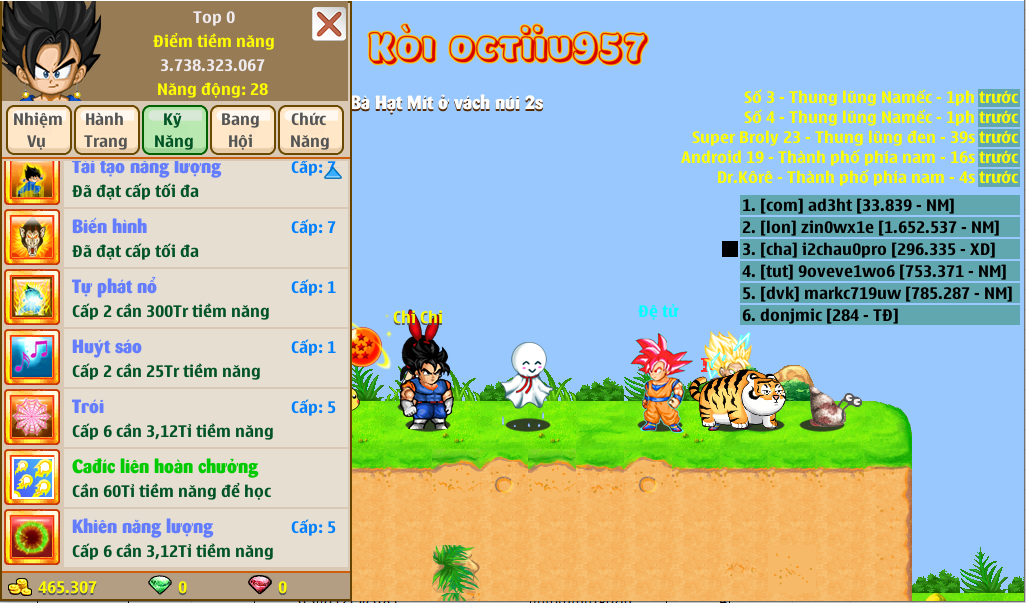 Nick Ngọc Rồng Online VIP giá rẻ, NickDaoQuan.Com, Shop Nick Ngọc Rồng