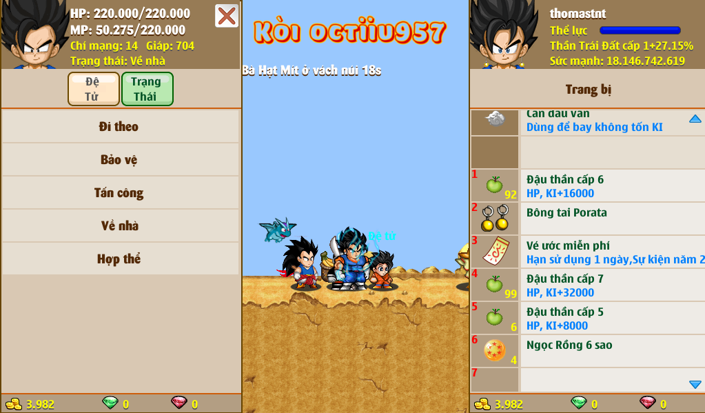 Nick Ngọc Rồng Online VIP giá rẻ, NickDaoQuan.Com, Shop Nick Ngọc Rồng