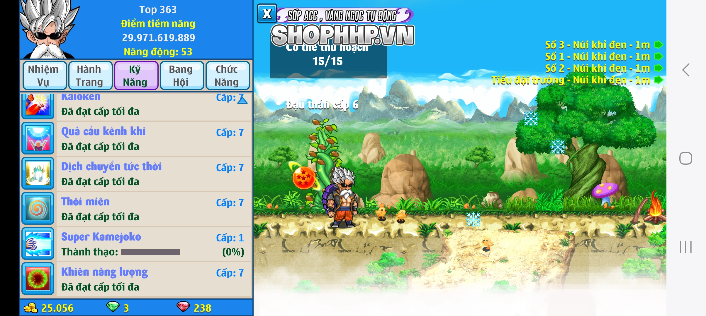 Nick Ngọc Rồng Online VIP giá rẻ, NickDaoQuan.Com, Shop Nick Ngọc Rồng