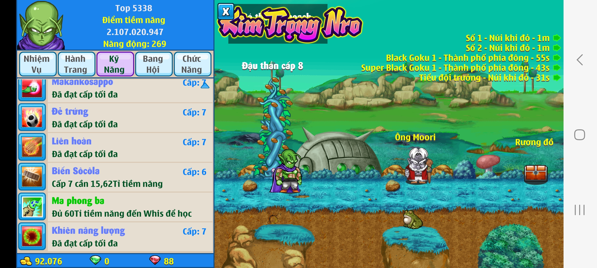 Nick Ngọc Rồng Online VIP giá rẻ, NickDaoquan.Vn, Shop Nick Ngọc Rồng