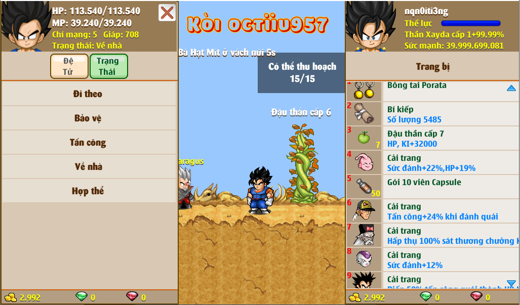 Nick Ngọc Rồng Online VIP giá rẻ, NickDaoquan.Vn, Shop Nick Ngọc Rồng