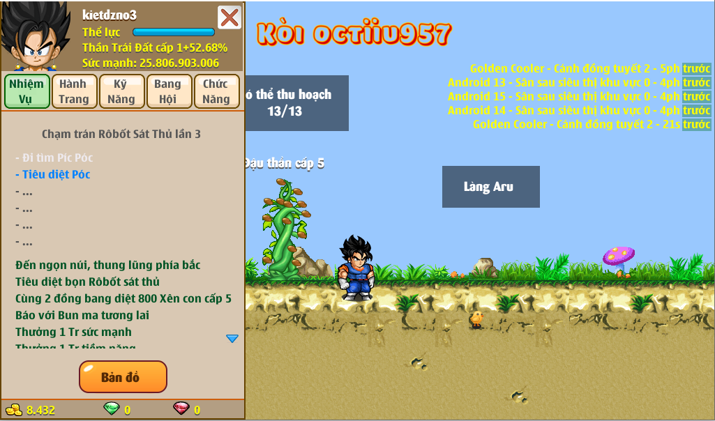 Nick Ngọc Rồng Online VIP giá rẻ, NickDaoQuan.Com, Shop Nick Ngọc Rồng