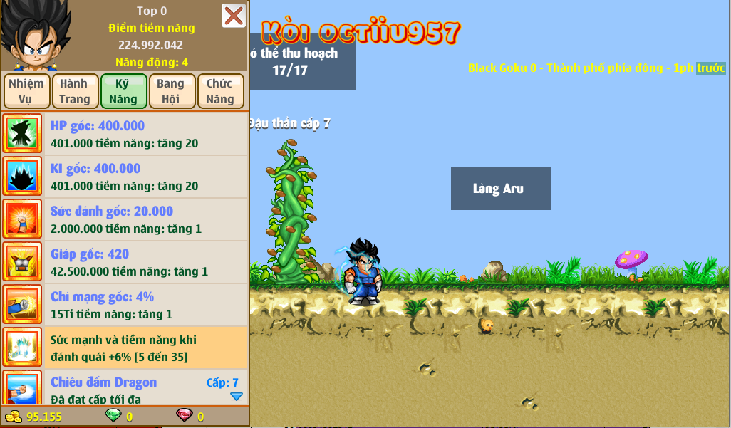 Nick Ngọc Rồng Online VIP giá rẻ, NickDaoQuan.Com, Shop Nick Ngọc Rồng