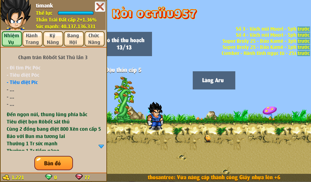 Nick Ngọc Rồng Online VIP giá rẻ, NickDaoquan.Vn, Shop Nick Ngọc Rồng