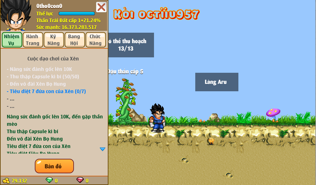 Nick Ngọc Rồng Online VIP giá rẻ, NickDaoquan.Vn, Shop Nick Ngọc Rồng