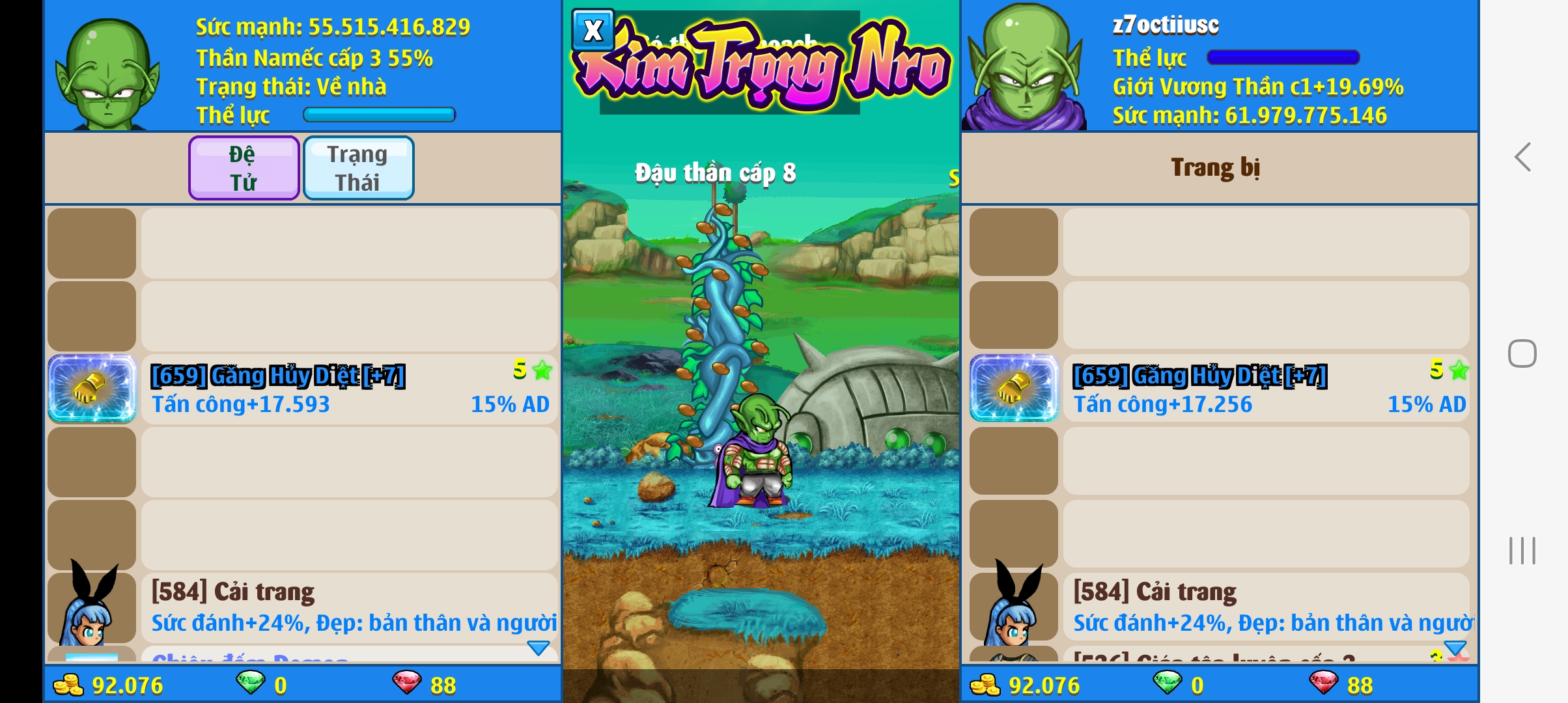 Nick Ngọc Rồng Online VIP giá rẻ, NickDaoquan.Vn, Shop Nick Ngọc Rồng