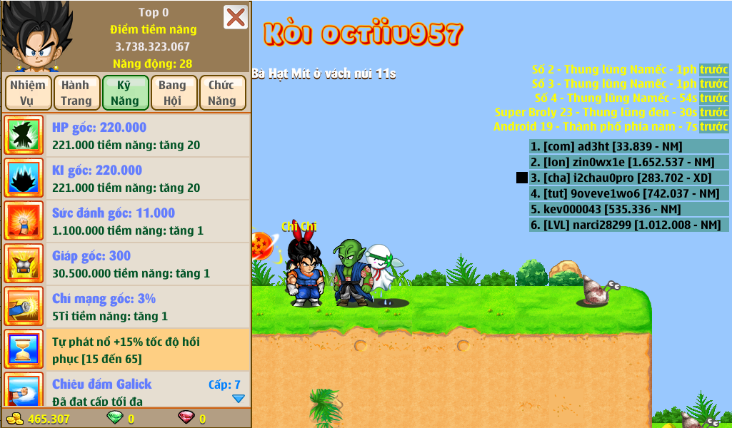 Nick Ngọc Rồng Online VIP giá rẻ, NickDaoQuan.Com, Shop Nick Ngọc Rồng