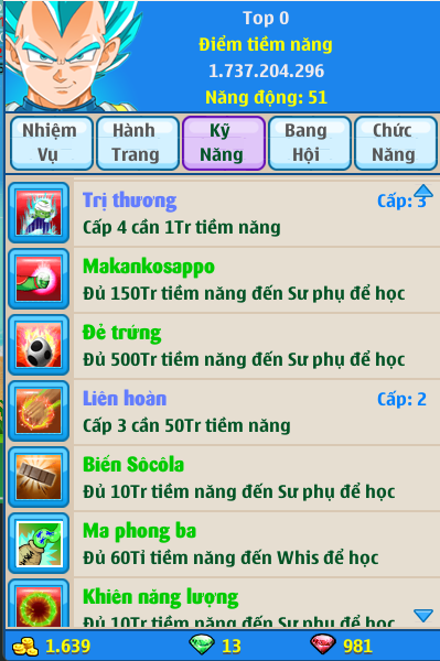 Nick Ngọc Rồng Online VIP giá rẻ, NickDaoQuan.Com, Shop Nick Ngọc Rồng