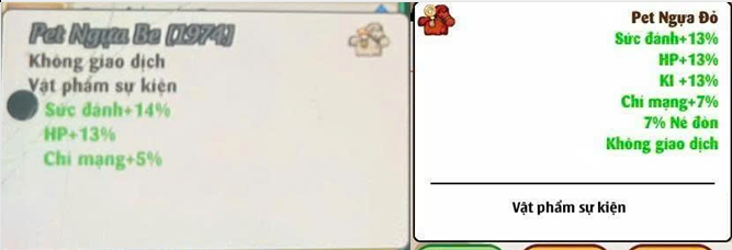 Capsule Tết + Pet Ngựa Vĩnh Viễn