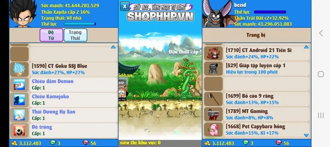 Nick Ngọc Rồng Online VIP giá rẻ, NickDaoquan.Vn, Shop Nick Ngọc Rồng