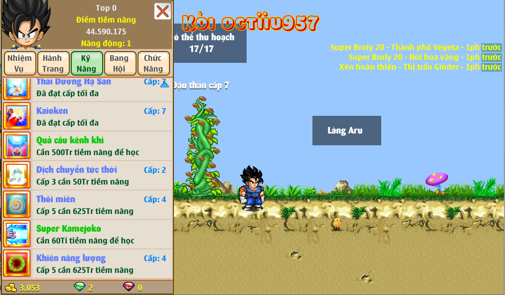 Nick Ngọc Rồng Online VIP giá rẻ, NickDaoQuan.Com, Shop Nick Ngọc Rồng