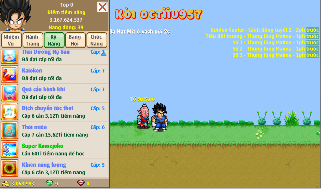 Nick Ngọc Rồng Online VIP giá rẻ, NickDaoQuan.Com, Shop Nick Ngọc Rồng