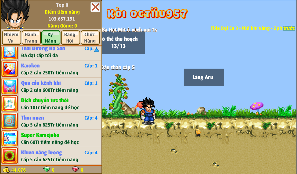 Nick Ngọc Rồng Online VIP giá rẻ, NickDaoquan.Vn, Shop Nick Ngọc Rồng