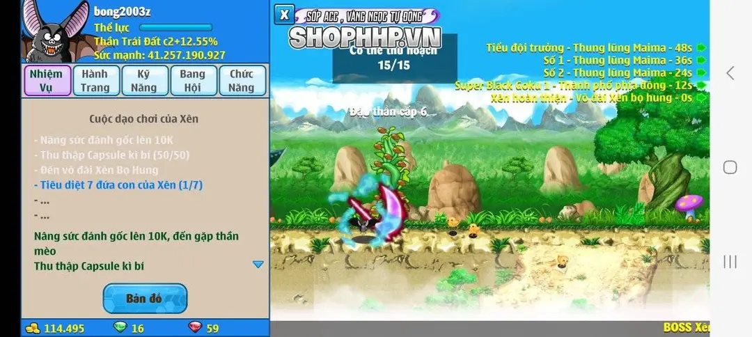 Nick Ngọc Rồng Online VIP giá rẻ, NickDaoquan.Vn, Shop Nick Ngọc Rồng