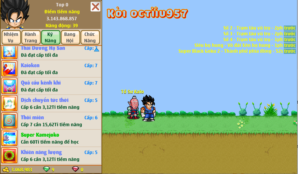 Nick Ngọc Rồng Online VIP giá rẻ, NickDaoquan.Vn, Shop Nick Ngọc Rồng