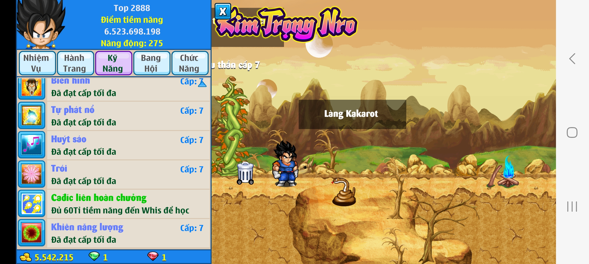 Nick Ngọc Rồng Online VIP giá rẻ, NickDaoquan.Vn, Shop Nick Ngọc Rồng