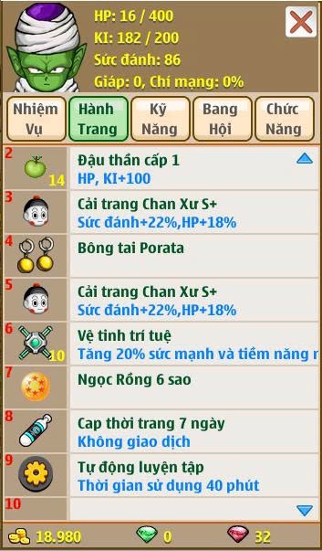 Nick Ngọc Rồng Online VIP giá rẻ, NickDaoquan.Vn, Shop Nick Ngọc Rồng