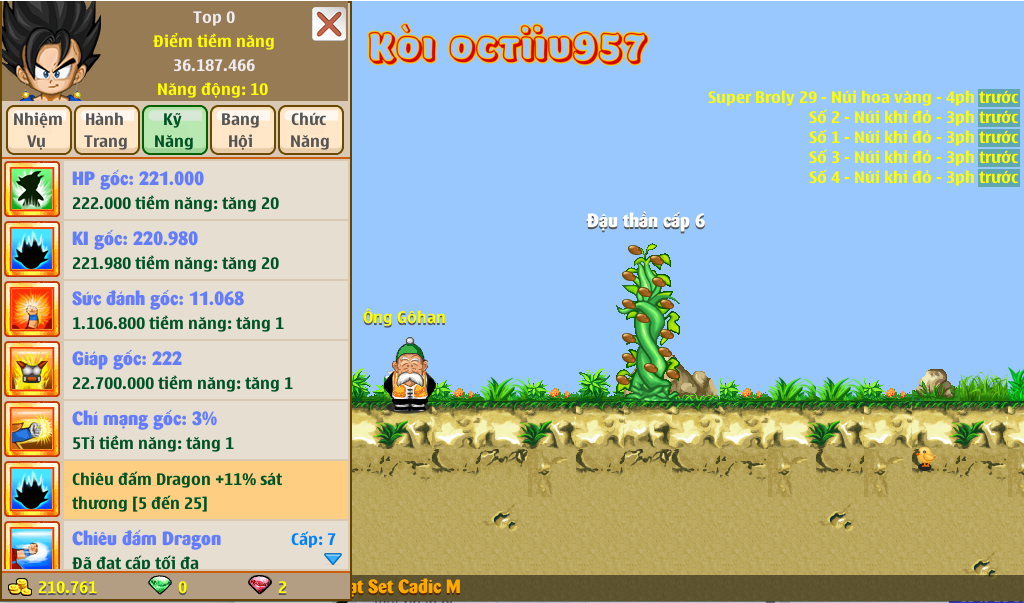 Nick Ngọc Rồng Online VIP giá rẻ, NickDaoquan.Vn, Shop Nick Ngọc Rồng