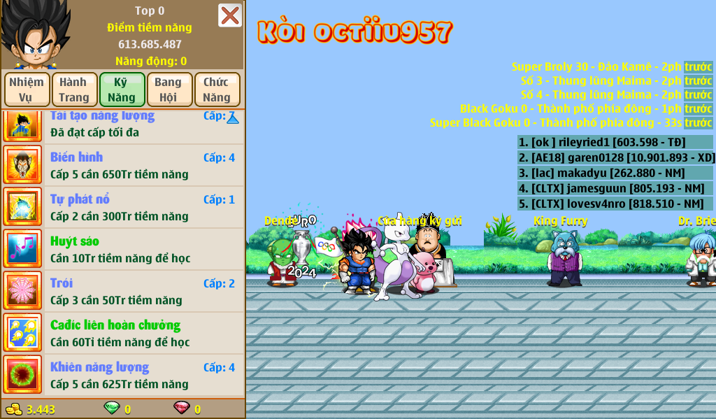 Nick Ngọc Rồng Online VIP giá rẻ, NickDaoquan.Vn, Shop Nick Ngọc Rồng