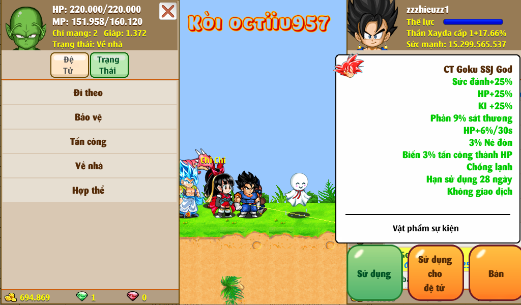 Nick Ngọc Rồng Online VIP giá rẻ, NickDaoQuan.Com, Shop Nick Ngọc Rồng