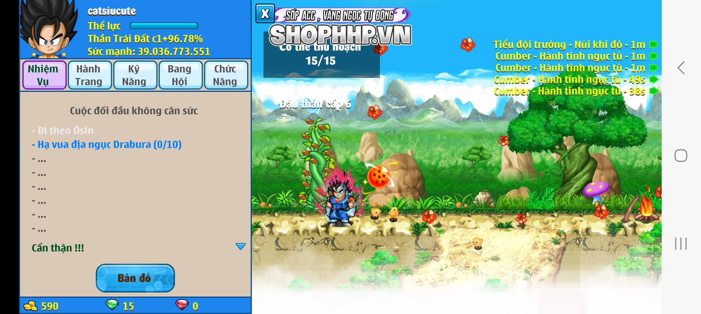 Nick Ngọc Rồng Online VIP giá rẻ, NickDaoquan.Vn, Shop Nick Ngọc Rồng