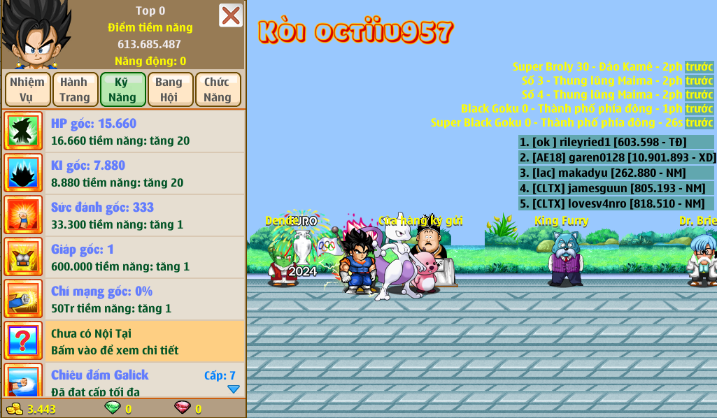 Nick Ngọc Rồng Online VIP giá rẻ, NickDaoquan.Vn, Shop Nick Ngọc Rồng