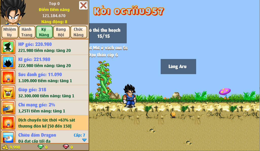 Nick Ngọc Rồng Online VIP giá rẻ, NickDaoQuan.Com, Shop Nick Ngọc Rồng