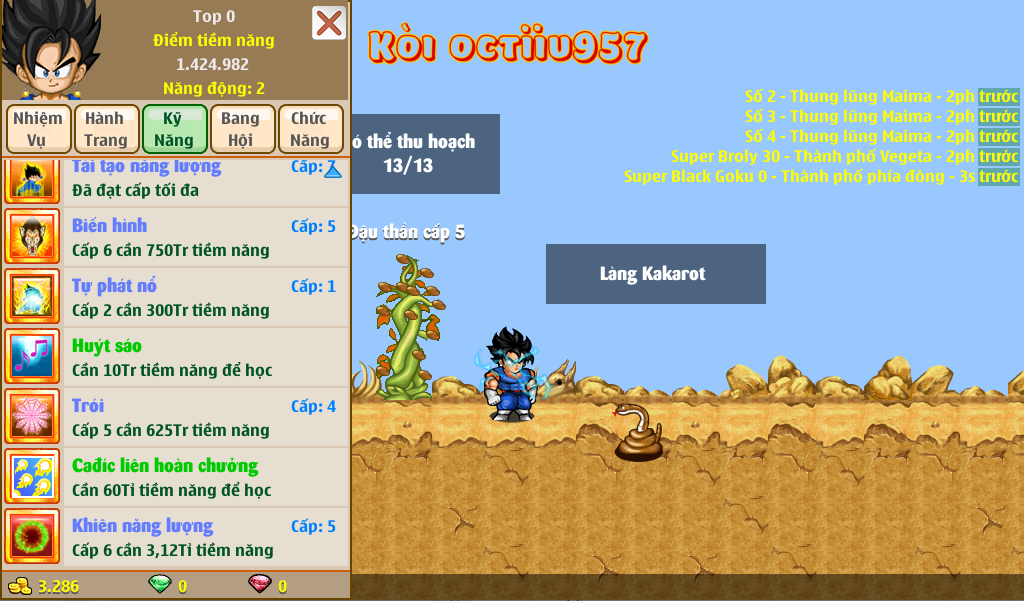 Nick Ngọc Rồng Online VIP giá rẻ, NickDaoquan.Vn, Shop Nick Ngọc Rồng