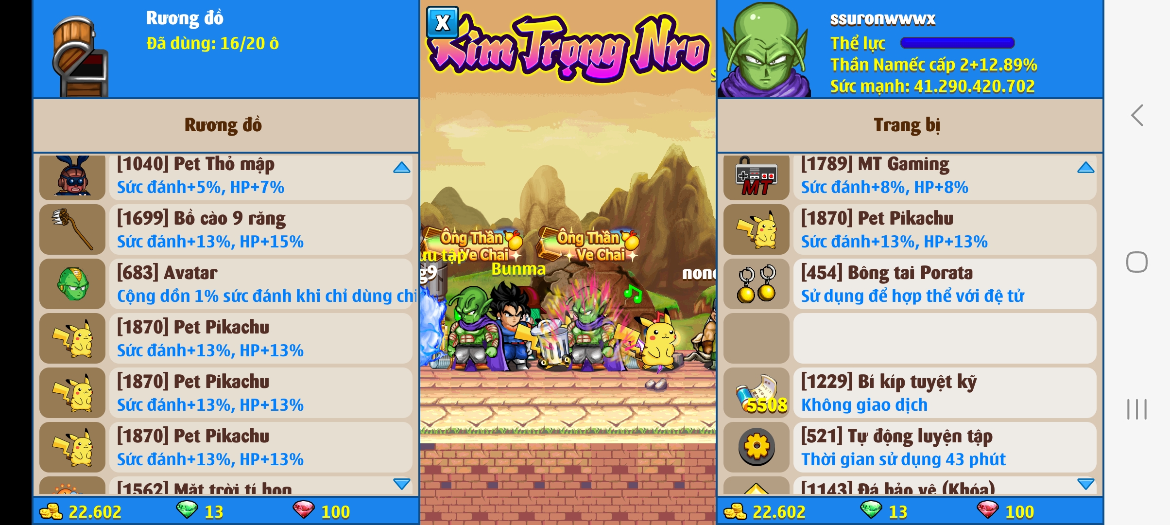 Nick Ngọc Rồng Online VIP giá rẻ, NickDaoquan.Vn, Shop Nick Ngọc Rồng