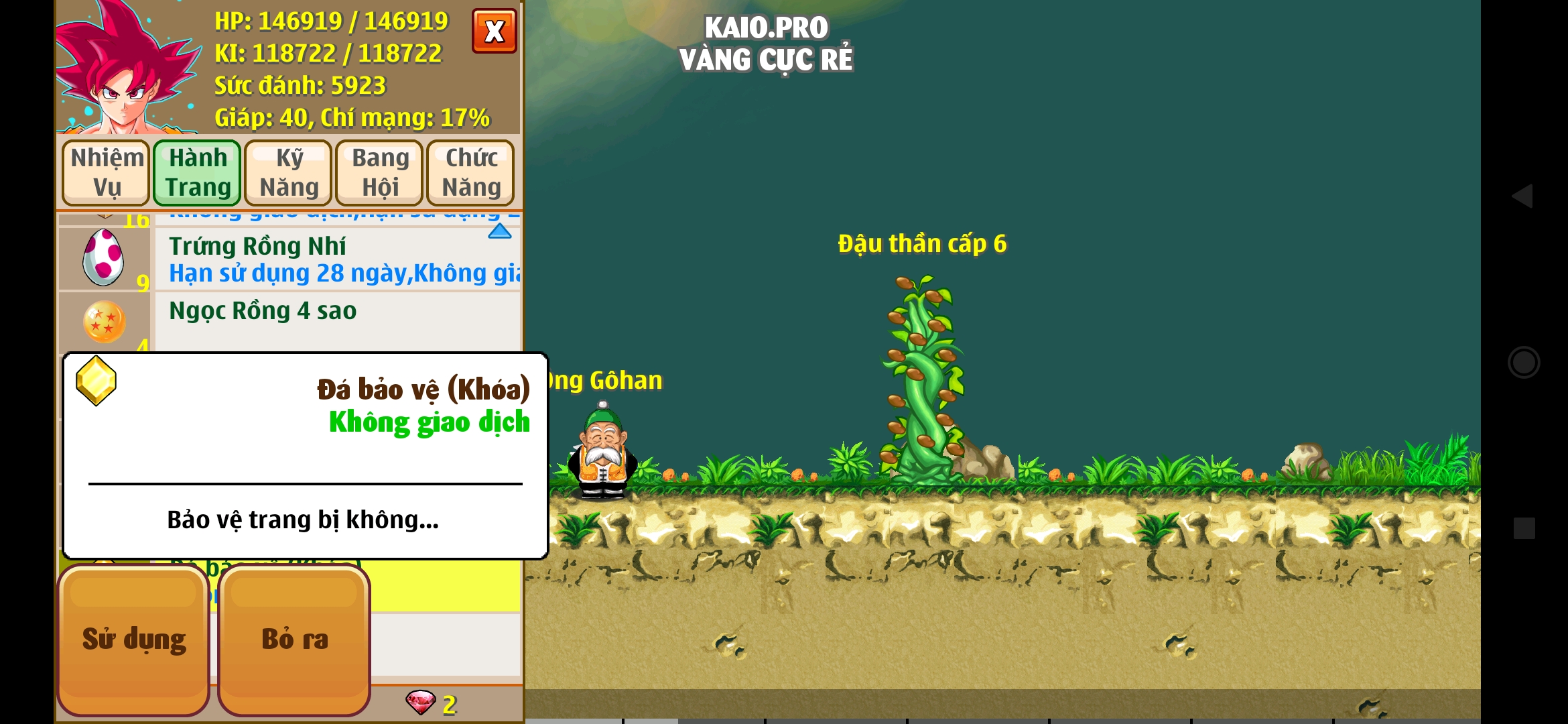 Nick Ngọc Rồng Online VIP giá rẻ, NickDaoquan.Vn, Shop Nick Ngọc Rồng