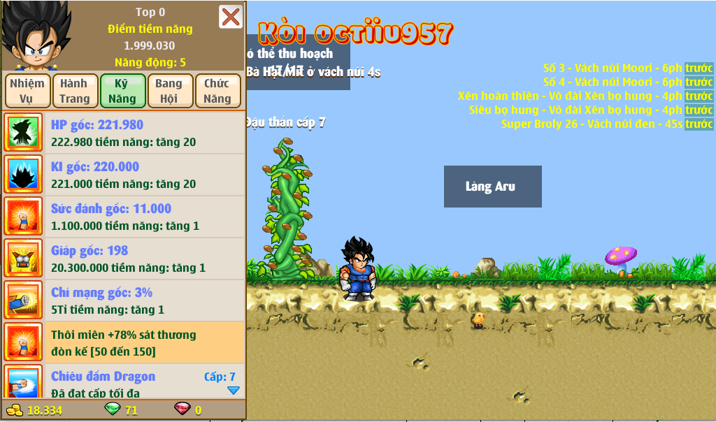 Nick Ngọc Rồng Online VIP giá rẻ, NickDaoQuan.Com, Shop Nick Ngọc Rồng