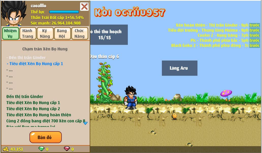 Nick Ngọc Rồng Online VIP giá rẻ, NickDaoQuan.Com, Shop Nick Ngọc Rồng