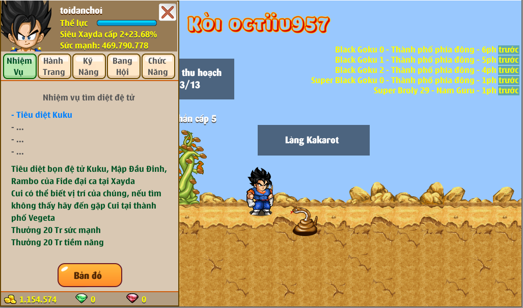 Nick Ngọc Rồng Online VIP giá rẻ, NickDaoquan.Vn, Shop Nick Ngọc Rồng