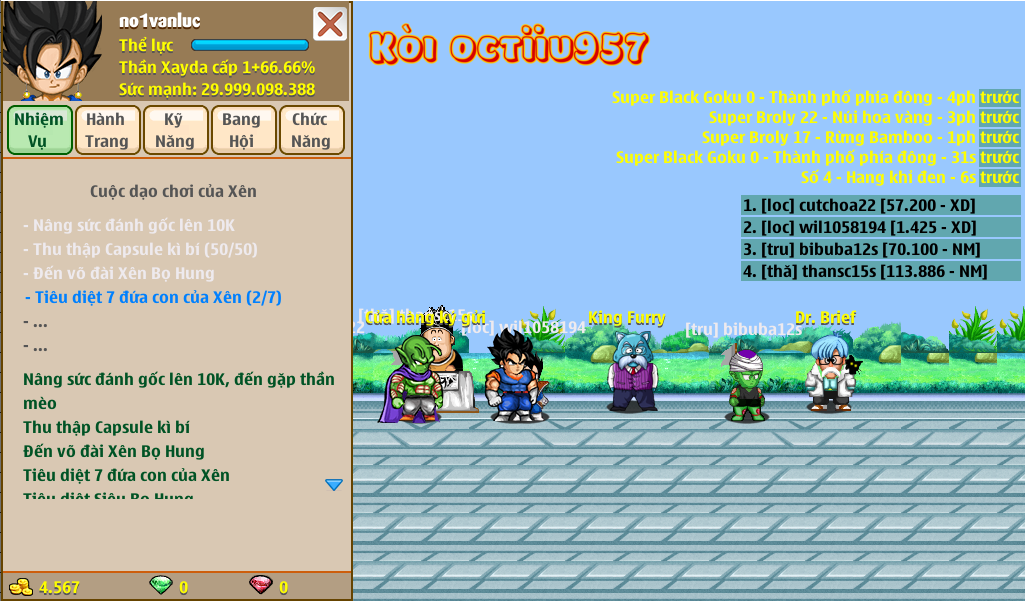 Nick Ngọc Rồng Online VIP giá rẻ, NickDaoQuan.Com, Shop Nick Ngọc Rồng